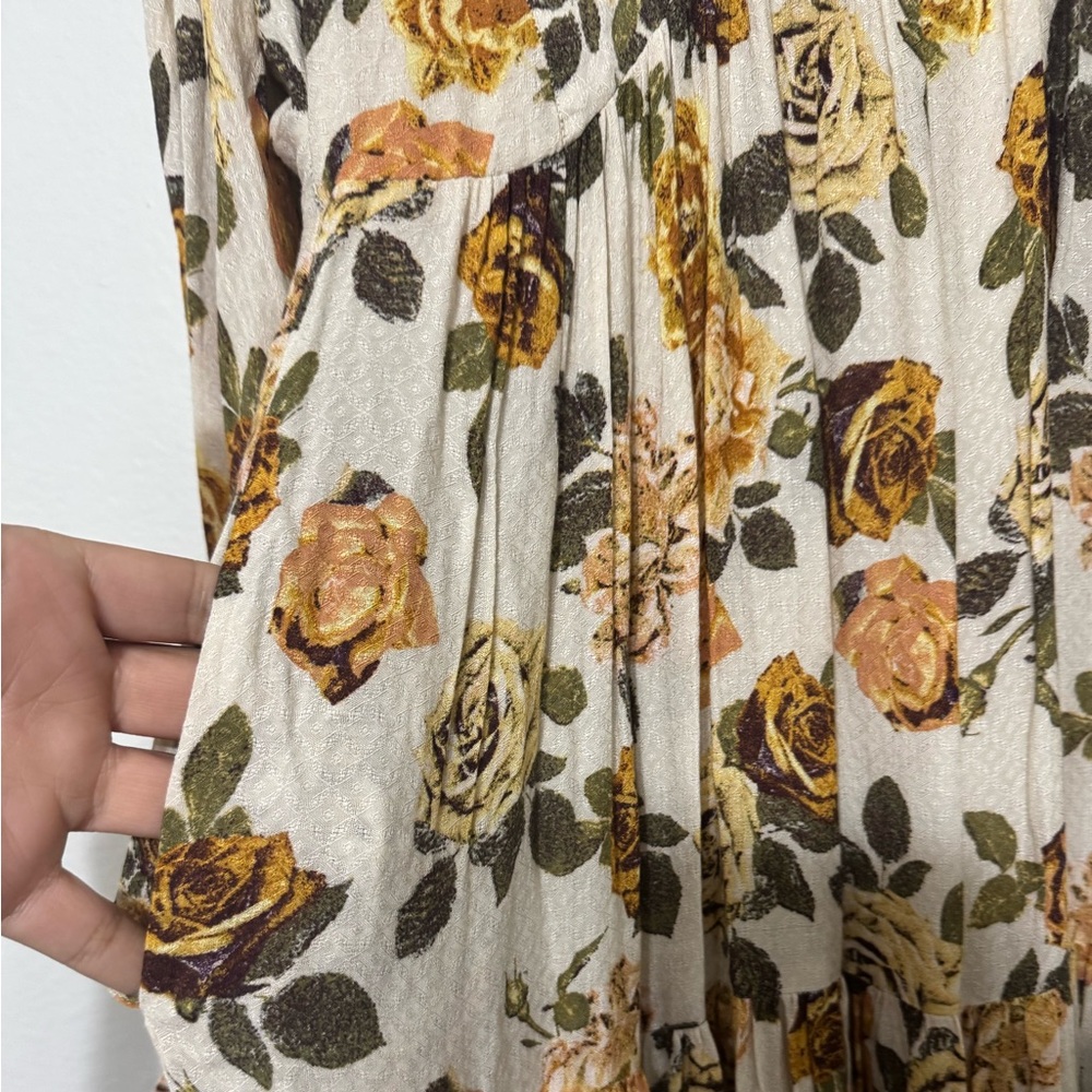 Free People Rows Of Roses Maxi Dress XS - Picture 12 of 16